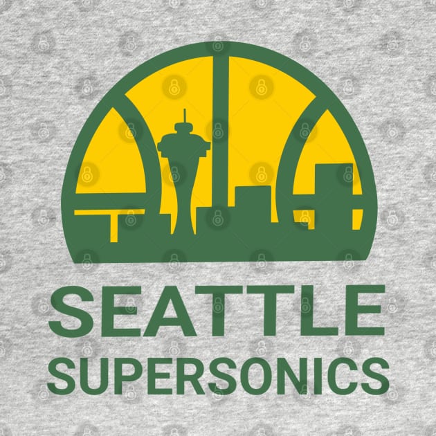 Seattle SuperSonics // Retro by Niko Neon